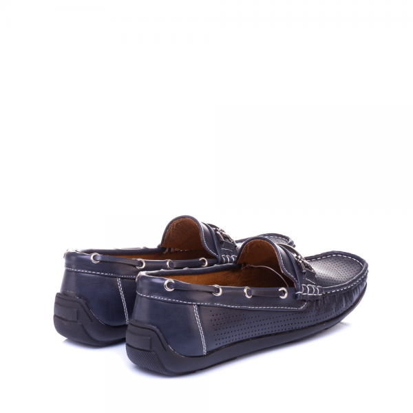 Ανδρικά παπούσια Foril σκούρο μπλε, 3 - Kalapod.gr